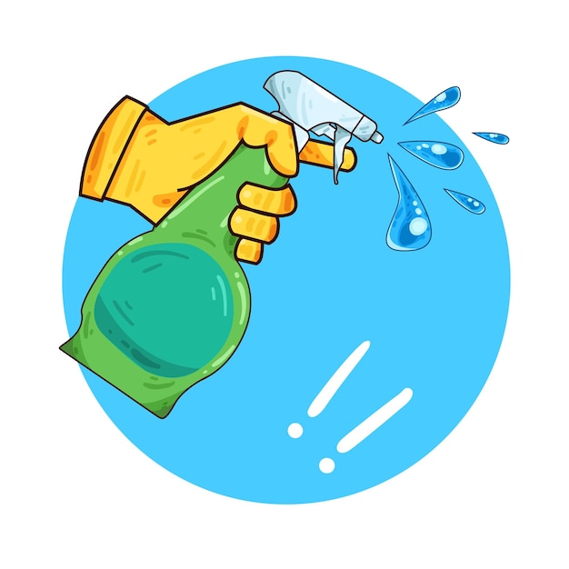 Vector ilustración de spray