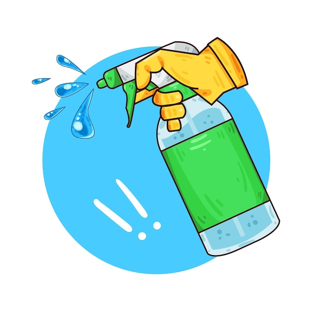Ilustración de spray