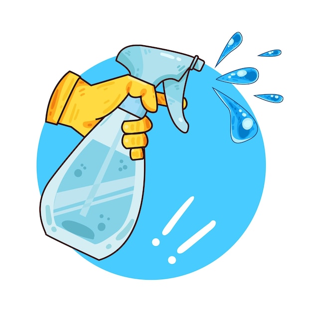 Ilustración de spray