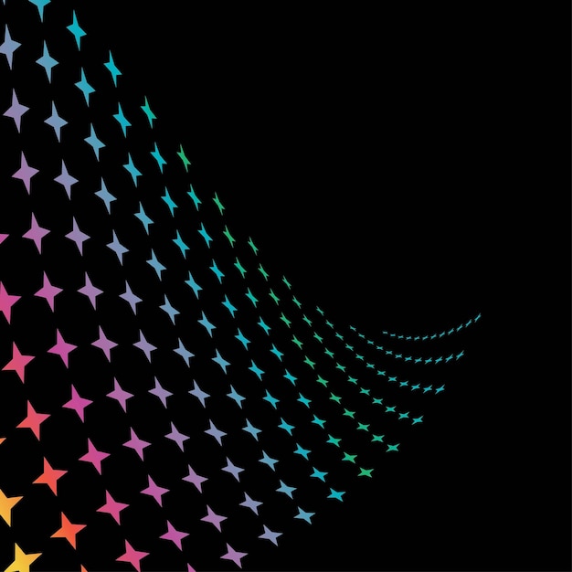Ilustración de stock de diseño plano de vector de fondo abstracto