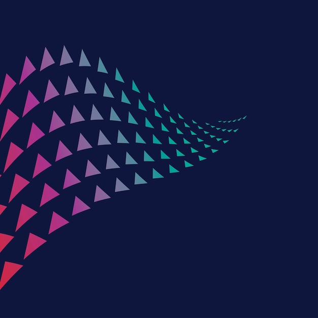Ilustración de stock de diseño plano de vector de fondo abstracto