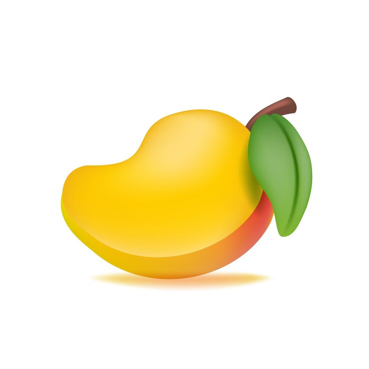 Vector ilustración suave del icono de mango 3d