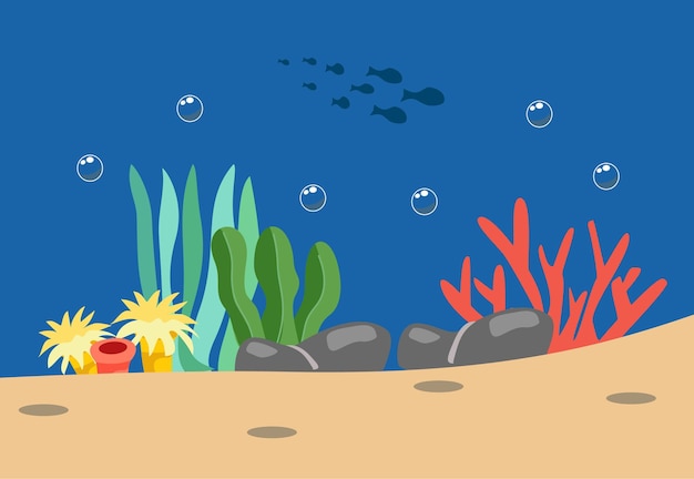 Ilustración submarina