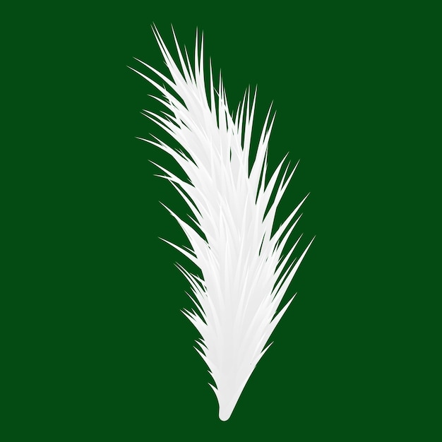 Ilustración de la sucursal navideña en verde