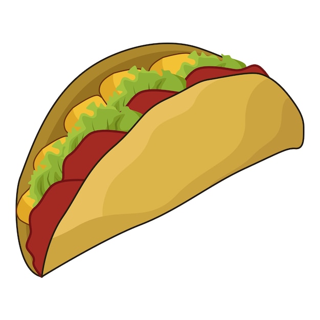 Ilustración de los tacos