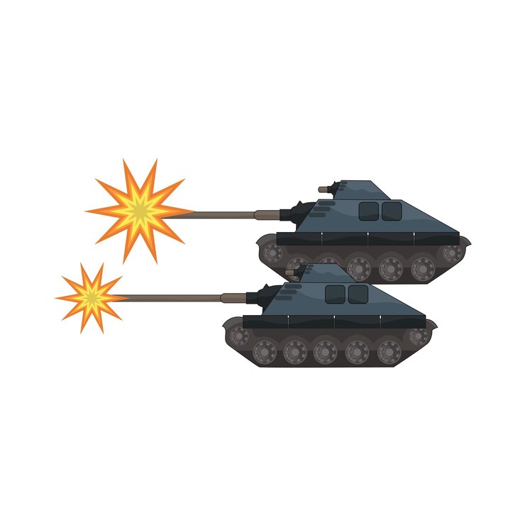 Vector ilustración del tanque