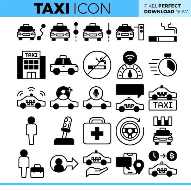 Ilustración de un taxi