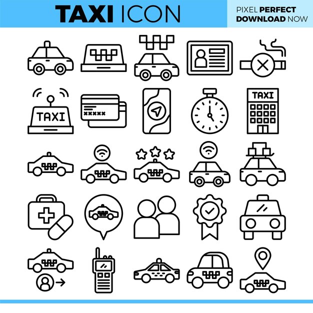 Ilustración del taxi