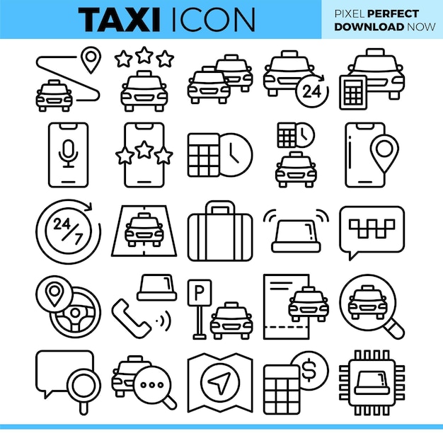Ilustración del taxi