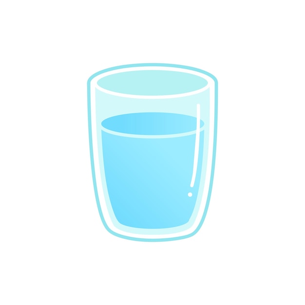 Ilustración de taza de agua