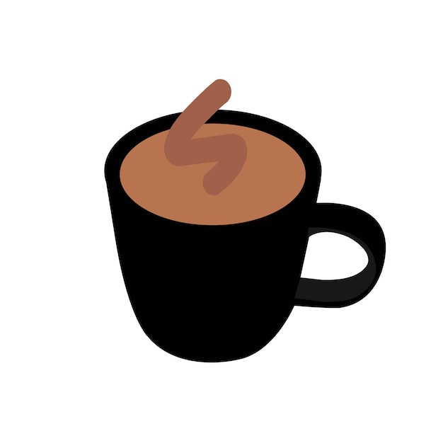Ilustración de la taza de café