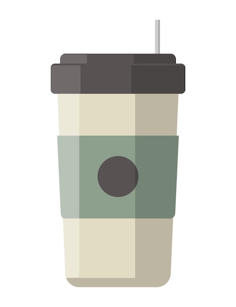 Ilustración de una taza de café