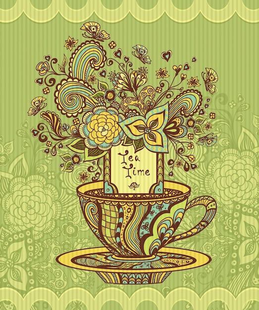 Ilustración del té