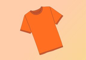 Vector ilustración técnica de moda de vestido de camiseta con cuello redondo, manga larga, longitud mini, de gran tamaño