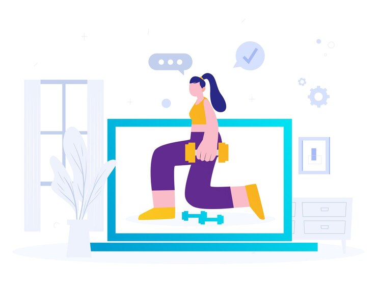 Vector ilustración de tecnología educativa concepto de tutoriales en línea