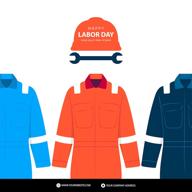 Vector ilustración con un tema del día del trabajo