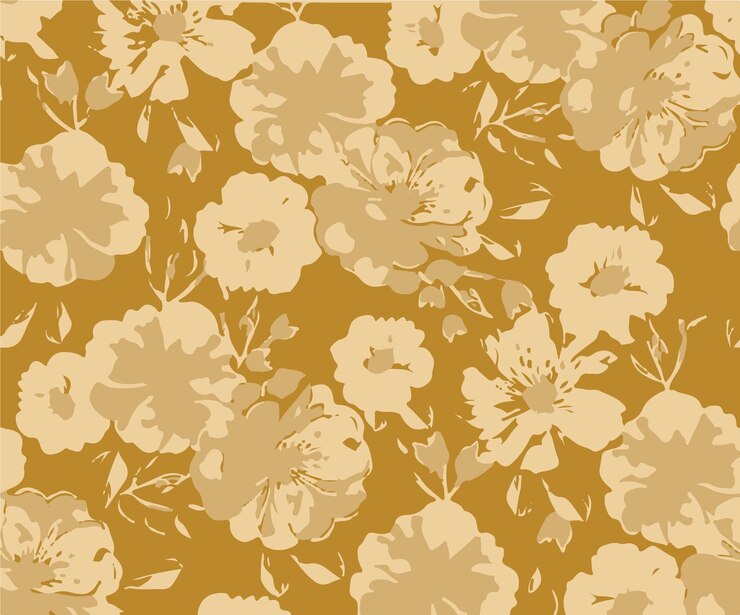 Ilustración textil de hojas botánica diseño de decoración flor patrón de naturaleza fondo blosso