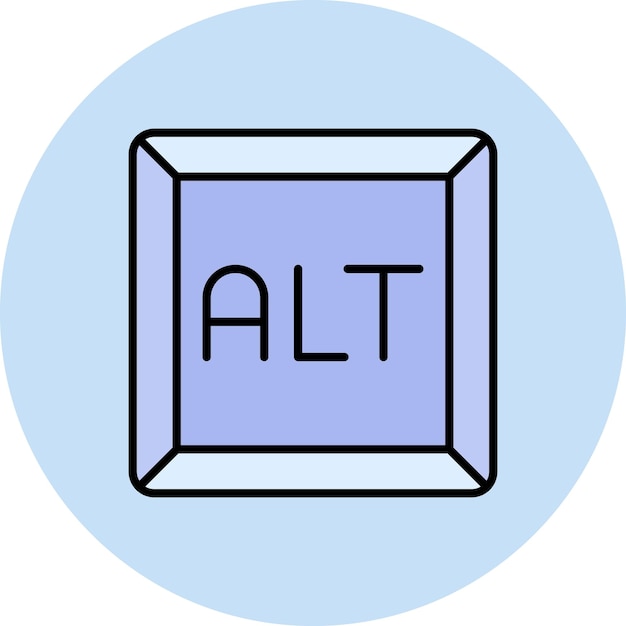 Ilustración de texto alternativo plano