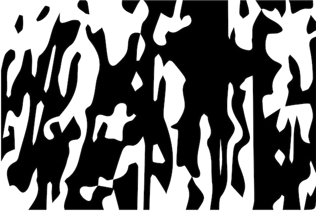 Ilustración de textura rugosa o grunge negra sobre blanco para fondo o uso comercial