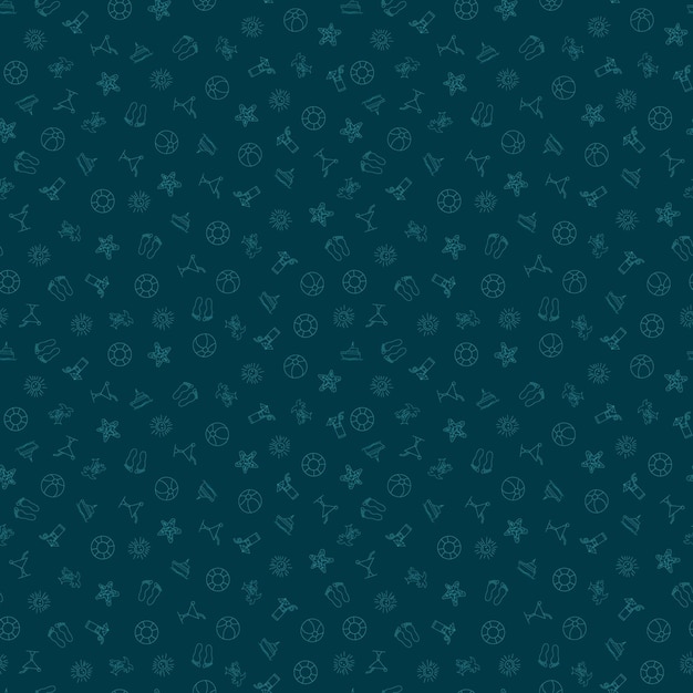 Ilustración de textura de vector de fondo de patrón transparente de verano