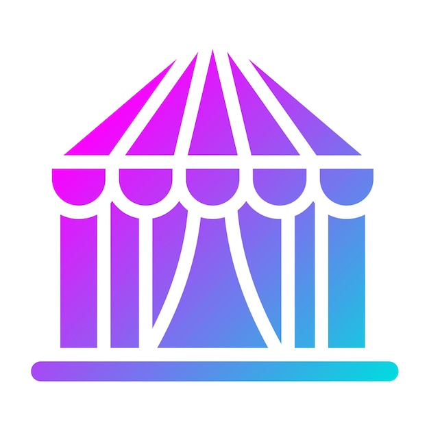 Ilustración de la tienda de diseño de íconos vectoriales