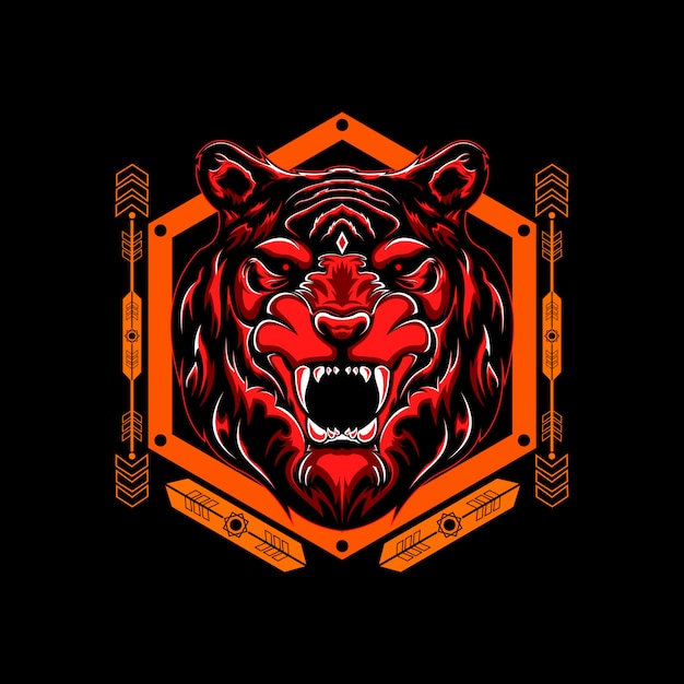 Ilustración de tigre