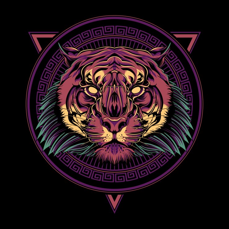 ilustración de tigre