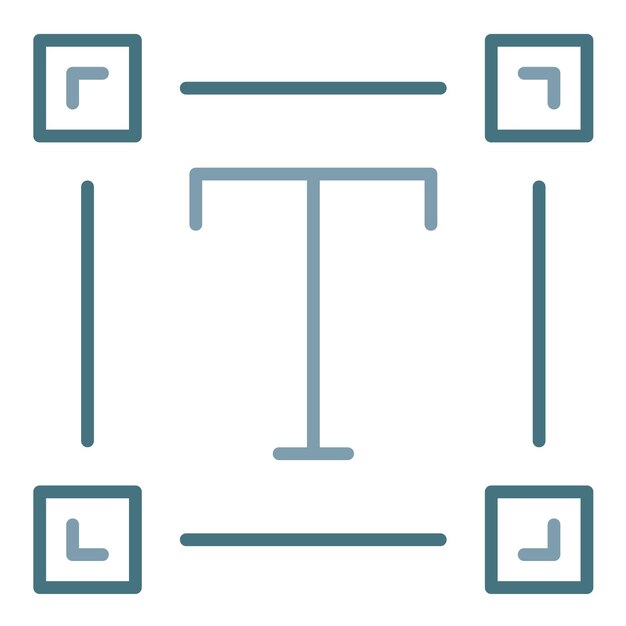 Ilustración de tipografía plana