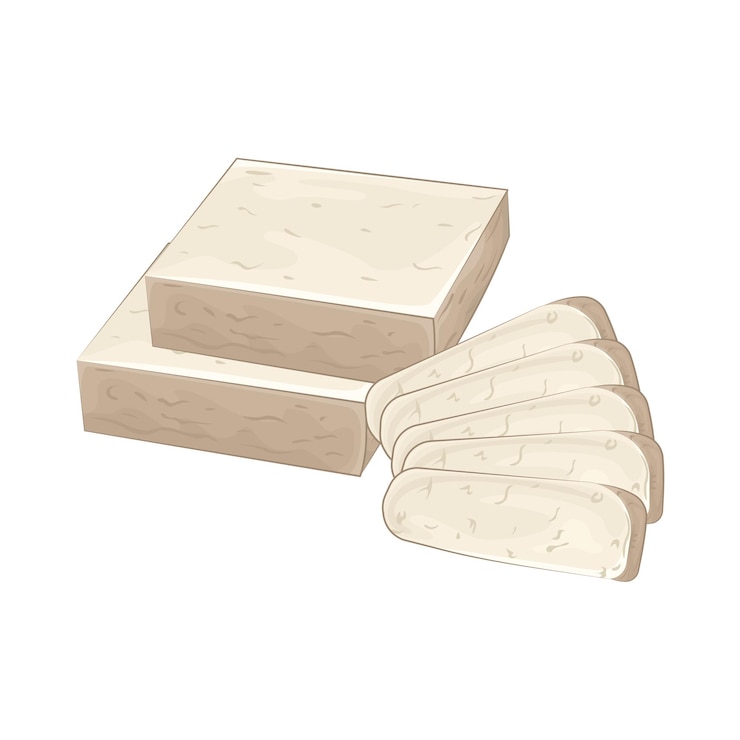 Vector ilustración de tofu