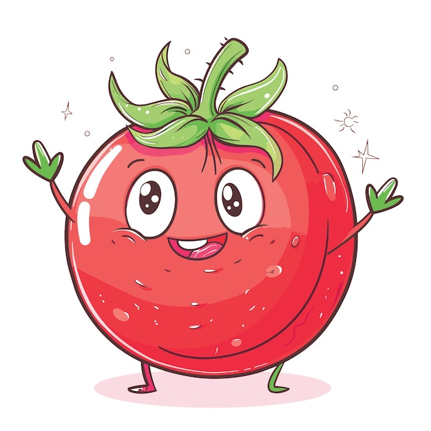 Ilustración de un tomate