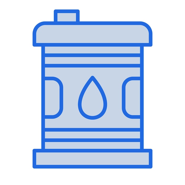 Ilustración del tono azul de los combustibles.