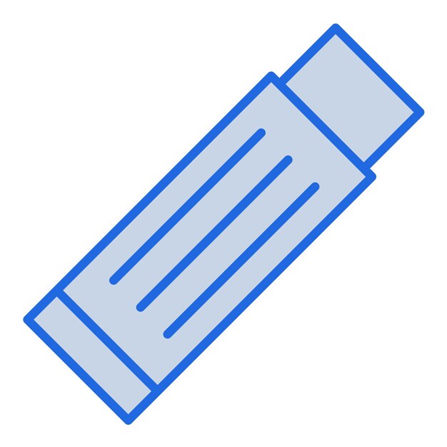 Ilustración del tono azul de las encías