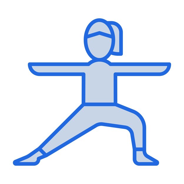 Ilustración de tono azul femenino