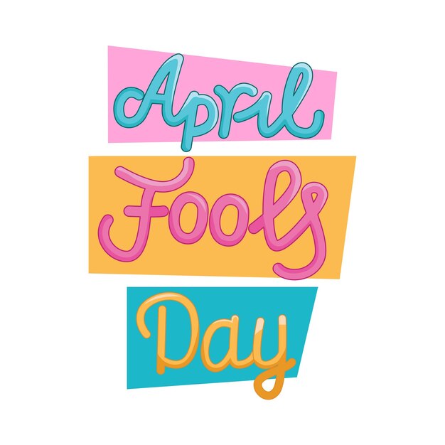 Ilustración del tonto de abril