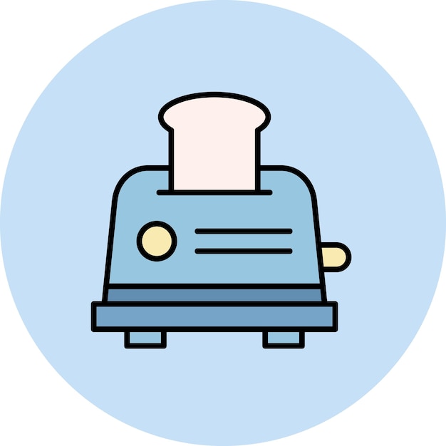 Ilustración de la tostadora