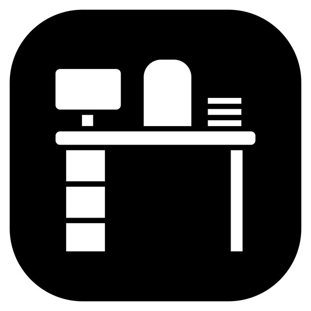 Ilustración de trabajo de tabla vectorial