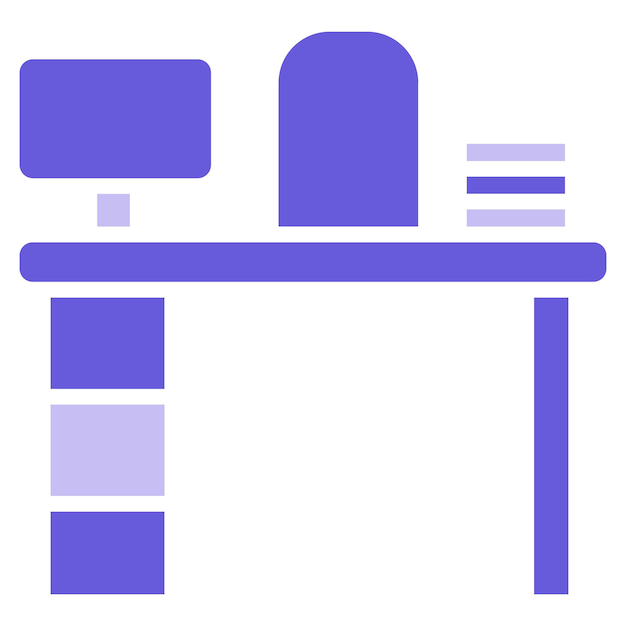 Ilustración de trabajo de tabla vectorial