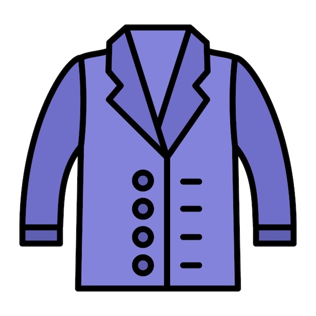 Ilustración del traje plano