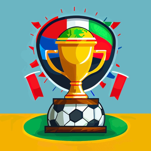 Copa mundial vectorizada cheap