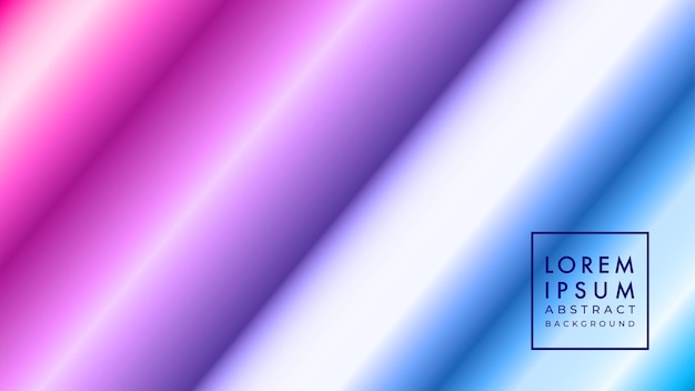 Ilustración de tubo diagonal con degradado de color neón Plantilla de diseño de fondo abstracto