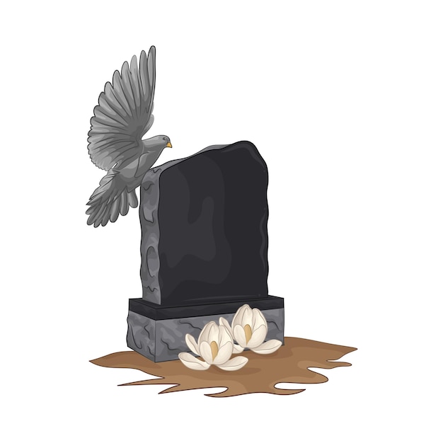Ilustración de la tumba