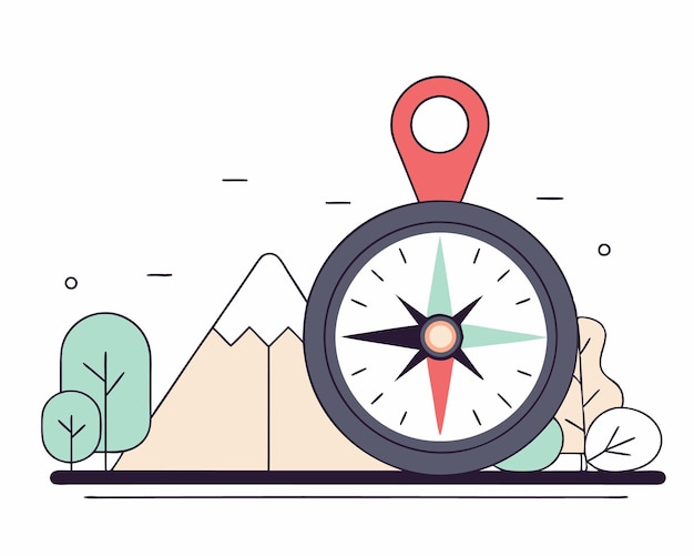 Una ilustración de la ubicación del GPS