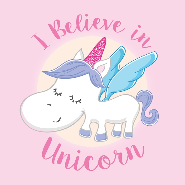 Ilustración de unicornio