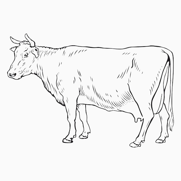 Ilustración vaca