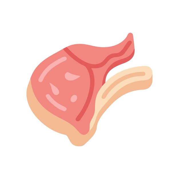 Ilustración de varios platos de alimentos frescos y de carne