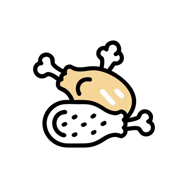 Ilustración de varios platos de alimentos frescos y de carne