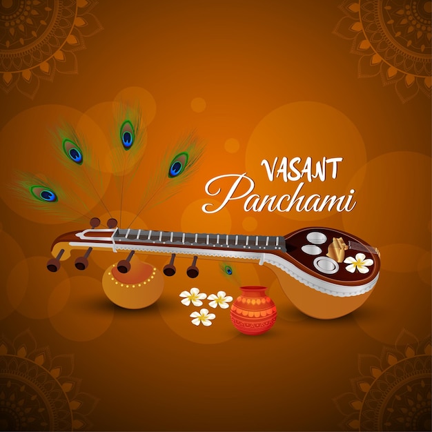 Ilustración de vasant panchami