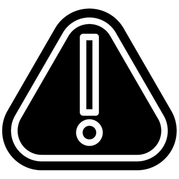 Ilustración del vector de advertencia de peligro