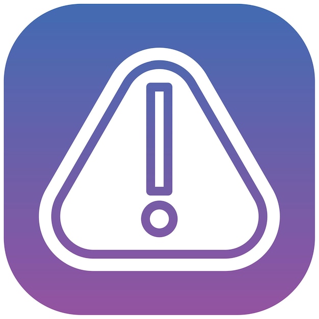 Ilustración del vector de advertencia de peligro