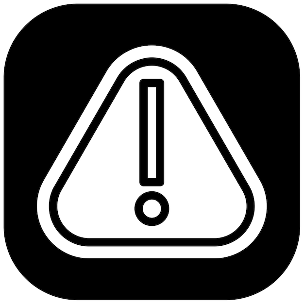 Ilustración del vector de advertencia de peligro